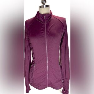 Victoria’s Secret- Zip up activewear in purple. Small.
